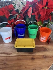 Lowe’s Menards Ace Home Depot Mini Buckets & Teeny Tote NEW!