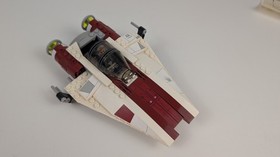 LEGO 75003 Star Wars A-Wing Starfighter Incomplete w/ BOX & INSTRUCTIONS