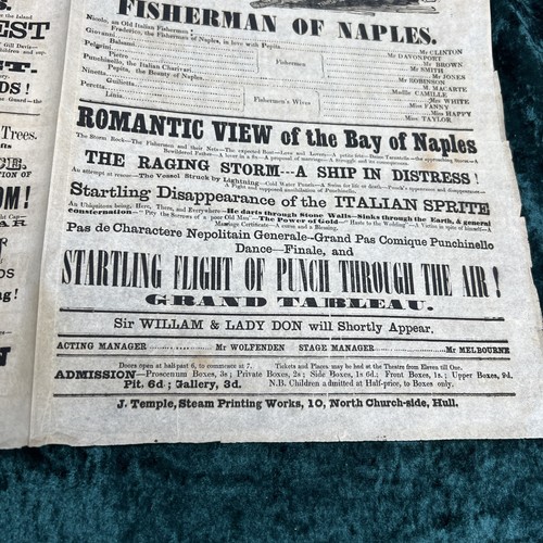 HULL: QUEEN’S THEATRE BILL 1858 WHITSUNDAY HOLIDAYS: Island of the Silver Store - Picture 6 of 10