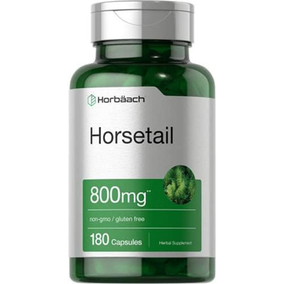 Horbaach Horsetail Herb Extract 800mg NonGmo Gluten Free Supplement 180 Capsule
