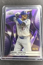 2025 Topps Chrome Black - Mark Vientos #101 Purple Refractor /75