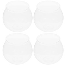  4 Pcs Aqarium Becken Plastik-goldfischglas Tischaquarium Fischaquarium