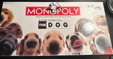 Monopoly The Dog Artlist Collection AS IS EUC USAopoly 2003 Hasbro