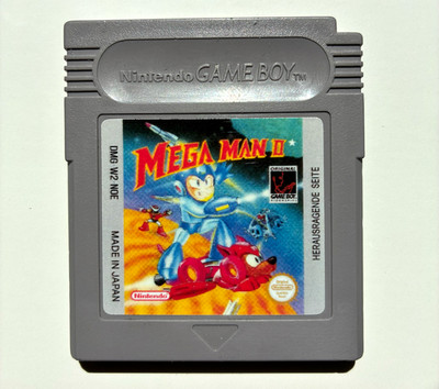 Nintendo Gameboy Game Boy Mega Man 2 -nur Modul, Sammlerzustand, Label neu
