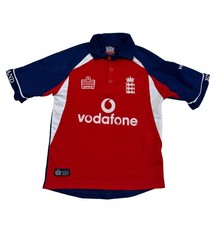 England Admiral 2005 ODI Red Cricket Shirt | Child Boys 7-8 Years Ashes One Day