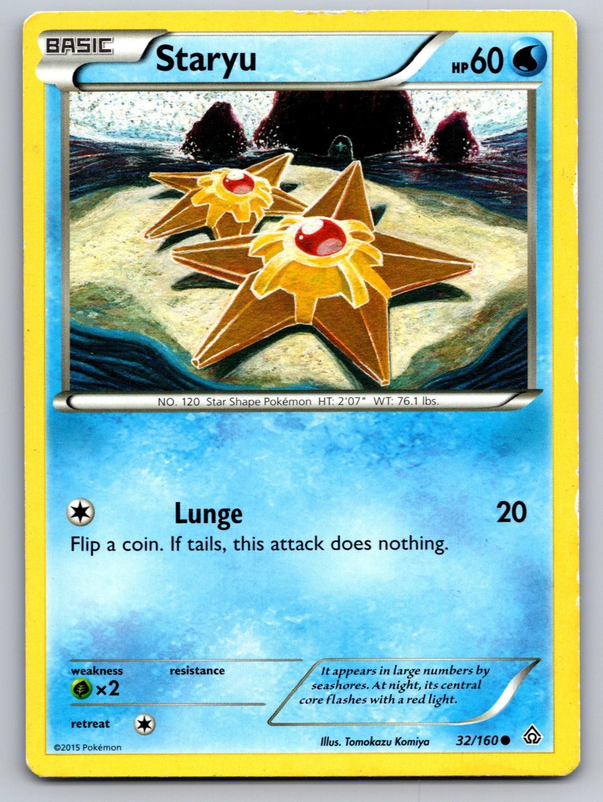 Staryu 32/160 Common Primal Clash Pokemon Lightly Played