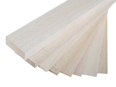 (79 EUR/m²) Kavan - 100x10cm Balsa 3 mm Standard