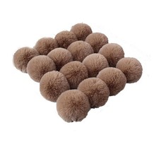 10 St&uuml;ck 8CM Bommel f&uuml;r M&uuml;tze, Kunstfell Pompon Kunstfell Bommel Fellbommel K...