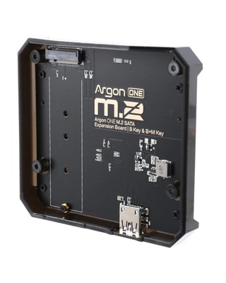 Argon ONE M.2 SATA Expansion Board for Raspberry Pi 4, B-Key & B+M Key, V2 Ca...