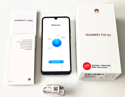 Huawei P30 lite Handy (Modell: MAR-LX1B) NEW EDITION - 6GB RAM  256 GB   Schwarz