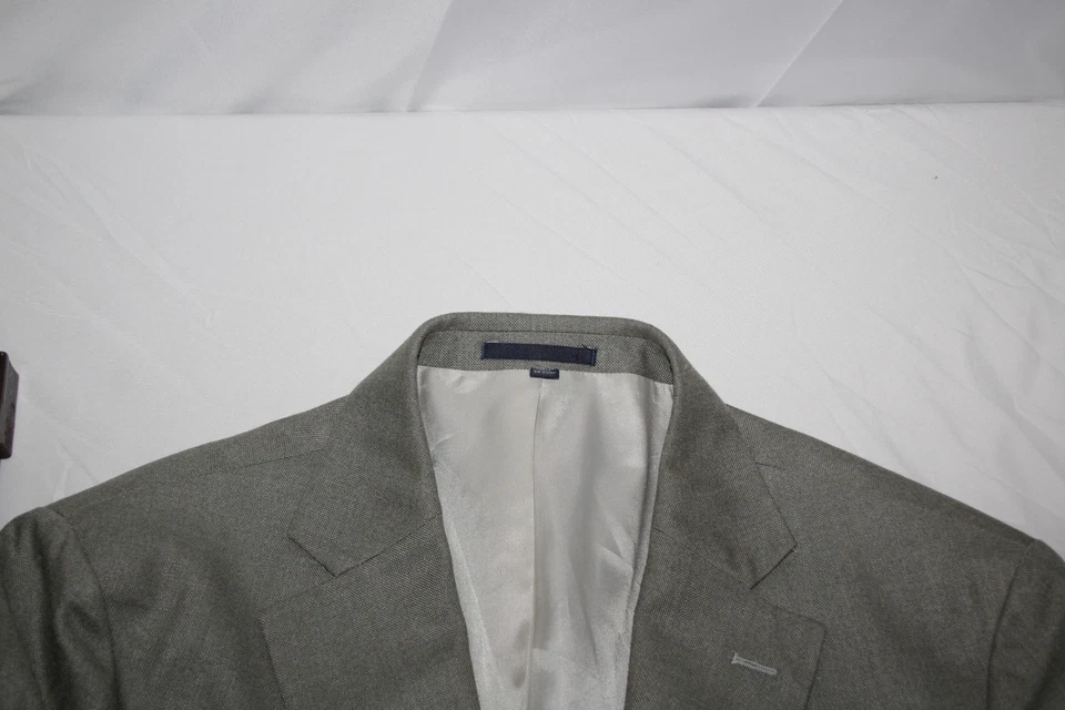 JOS A BANK 1905 44S Tailored Fit Silk Wool Sport Coat Green 2B 2-Vent - Image 2 of 4