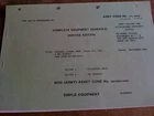 GENUINE BRITISH ARMY SANKEY 3/4 TON TRAILER SERVICE SCHEDULE