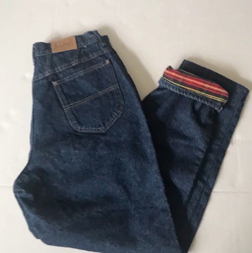 L.L. Bean Vintage Flannel Lined Mom 