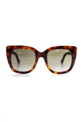 Gucci GG0327S 002 Tortoise Shell Brown Cat Eye Sunglasses | eBay display picture 1