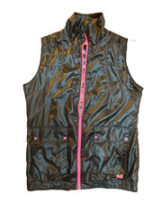 Used 2 times PUMA Windbreaker Vest Women's M Golf Sport CELL GILET jacket black