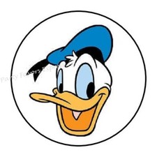 30 DUCK ENVELOPE SEALS LABELS STICKERS PARTY FAVORS 1.5" ROUND