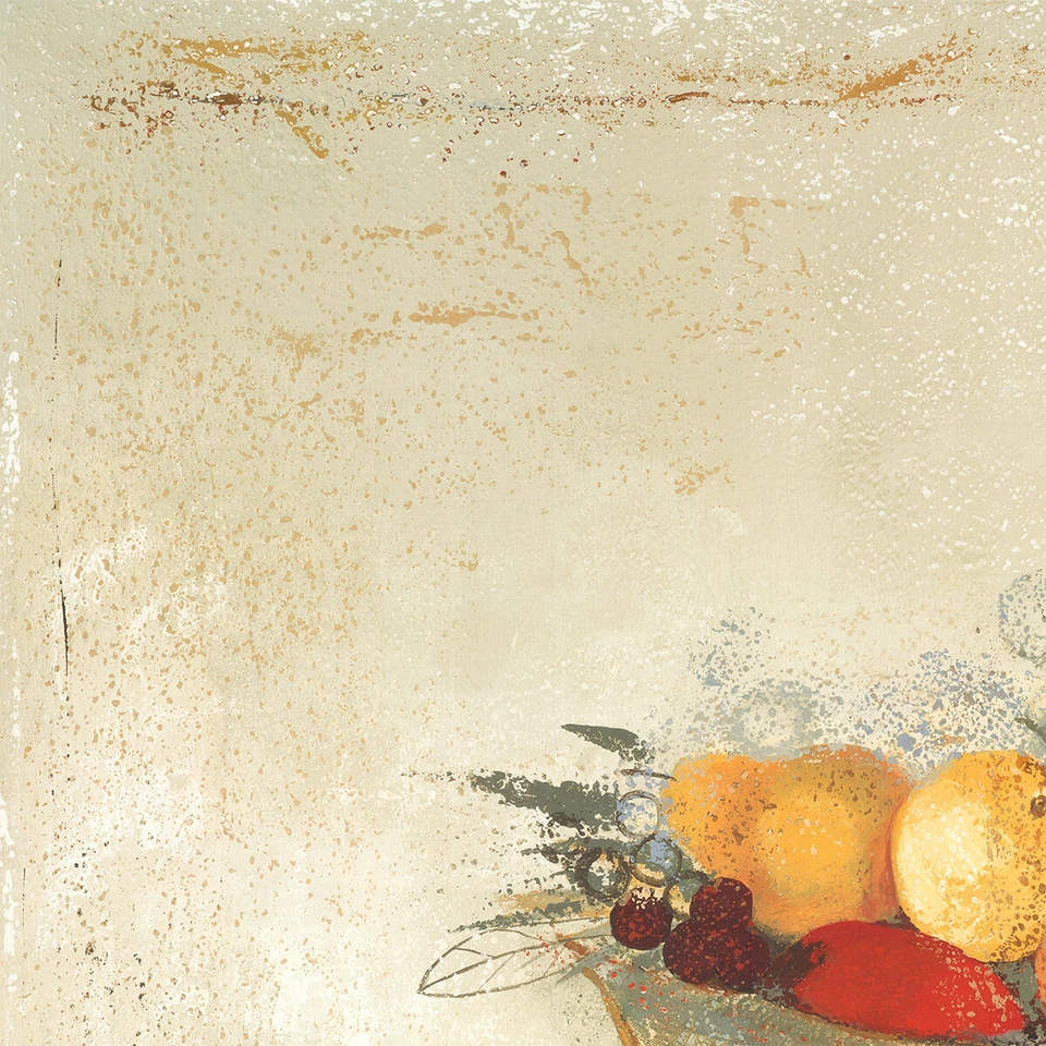 35W"x47H" BOL DE FRUIT de MARY CALKINS MANZANAS PERAS FRUTERO OPCIONES de LIENZO Foto 3 de 4