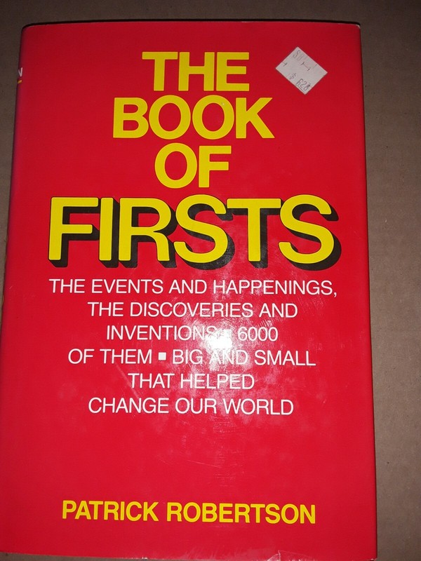 1982 The Book of FIRSTS 