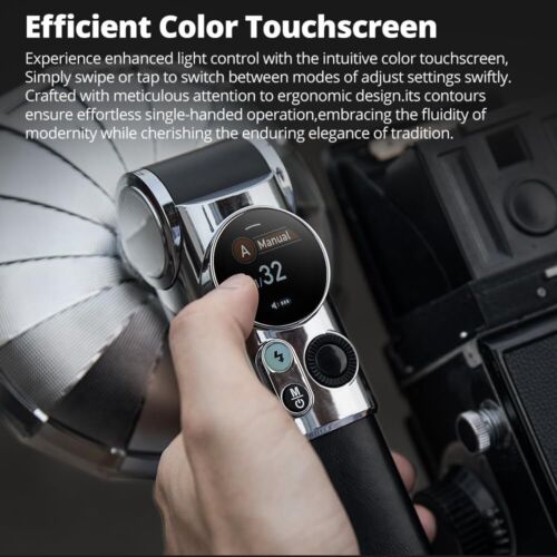 Godox Lux Master Retro Camera Flash TTL HSS Touch Screen Control Wireless Sync - Picture 4 of 13