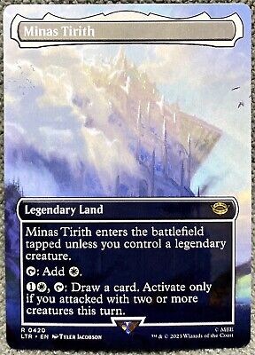 MTG Minas Tirith The Lord of the Rings: Tales of Middle-earth 0420 Foil  Rare