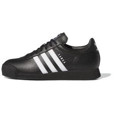 Adidas Originals Samoa Skateboard Shoes Unisex Low-Top Black/White IH3493