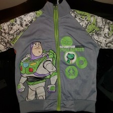 Kids Buzz Lightyear Zip-Up Track Jacket Disney Pixar 4T