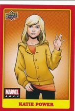 #112 KATIE POWER 2020 2021 Upper Deck Marvel Ages MID SP POWER PACK