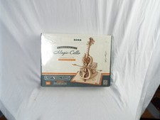 ROKR Magic Cello Mechanical Music Box 3D Wooden Puzzle Model Kit Stem Project