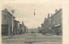 Mnnesota, MN, Jackson, Street Scene from South 1910's Real Photo Postcard