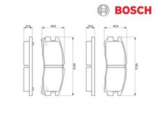 Kit pastiglie freno, freno a disco Bosch 0986461145