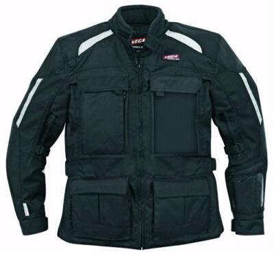 Vega Technical Gear Pack Motorcycle Jacket (Black) -Extra Small