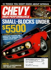 SEPTEMBER 2006 CHEVY HIGH PERFORMANCE MAGAZINE, '68 CAMARO, '66 CHEVELLE