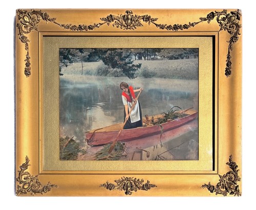 London Rowing Club BOAT HOUSE and the CRAB TREE INN on THAMES 1869