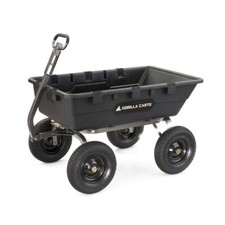 Gorilla Carts Poly Garden Dump Cart Camping Beach Wagon