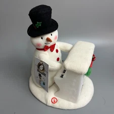 Hallmark 2023 20th Ann.  Sing Along Showman Snowman Sound Light Motion tabletop