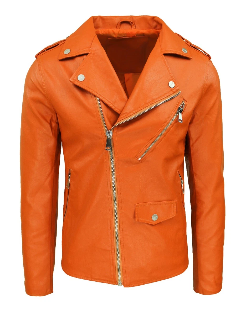 Update more than 159 orange faux leather jacket super hot jtcvietnam