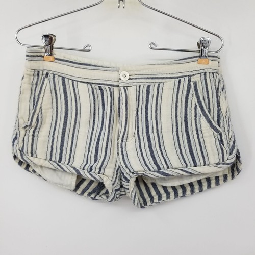 Free People Night Moves Striped Nautical Shorts Size 0