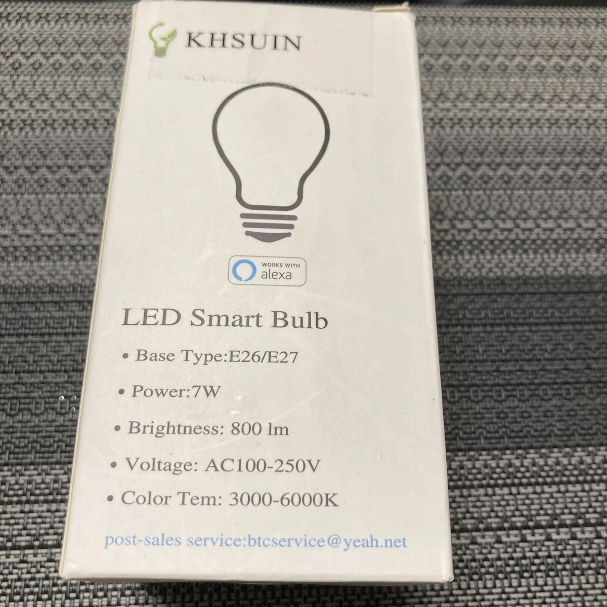 Khsuin Led Smart Bulb base A19 E26 E27 7w 800 LM New eBay
