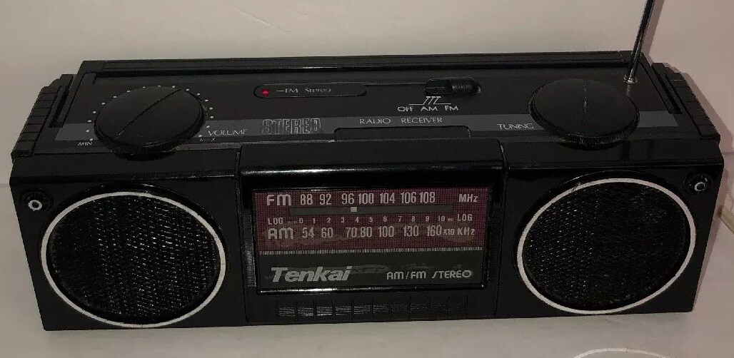 ギター ABC antiques Radio Vintage Zenith Solid State Circle Of Sound AM FM Radio Model