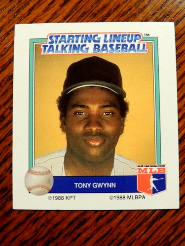 TONY GWYNN 1988 STARTING LINEUP TALKING BASEBALL CARD #21   PADRES  HOF