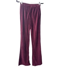 Urban Outfitters Corduroy Pants Flare Leg Burgundy Casual Size 0
