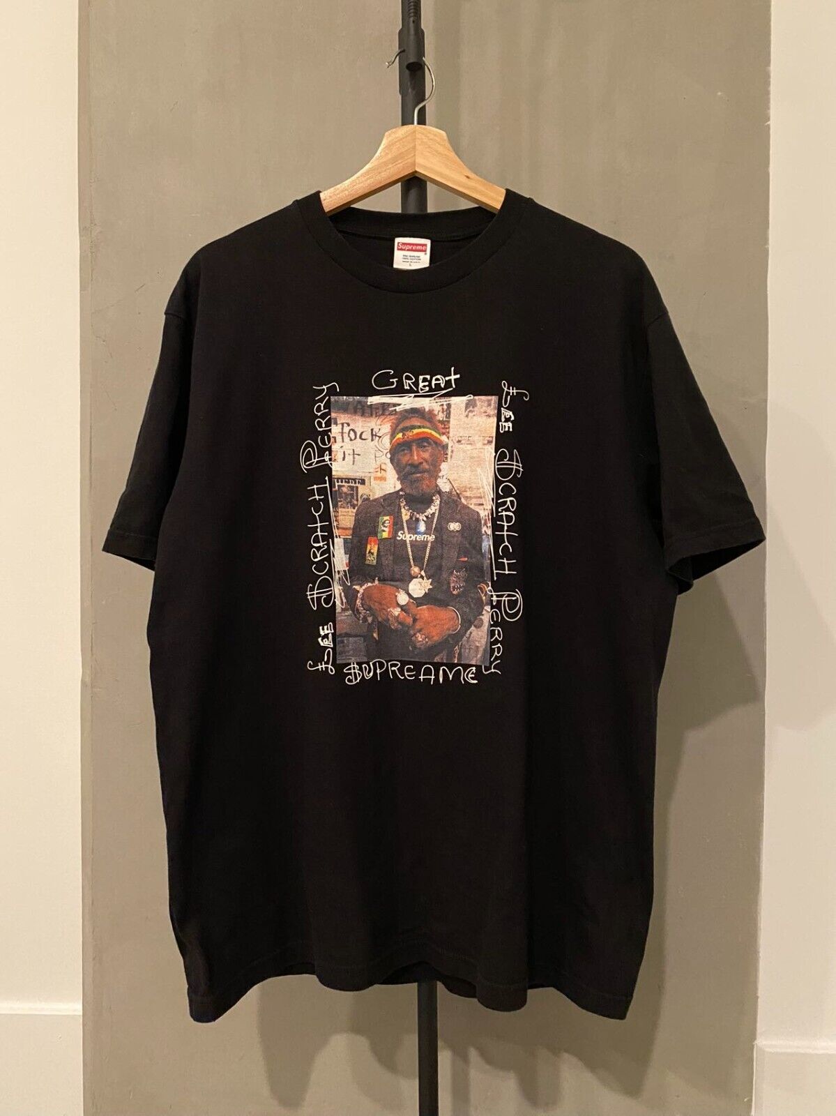 Supreme Lee Scratch Perry Graphic T-shirt Black (Limited Edtion)