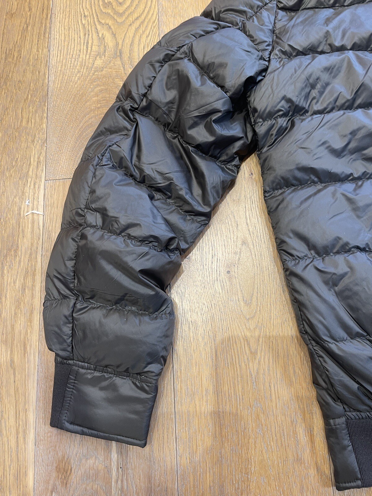 Men’s  Massimo Dutti Puffer Khaki Green Puffer Jacket Size Small New With Tags image 8