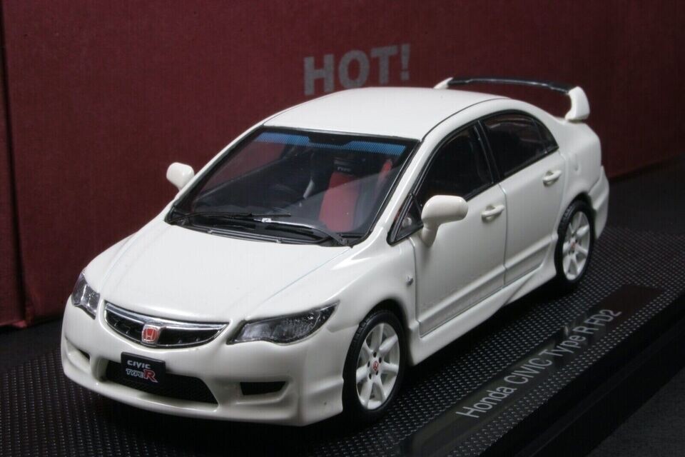 Ebbro 44293 1:43 Scale Honda Civic Type-R FD2 JDM 2007 Die