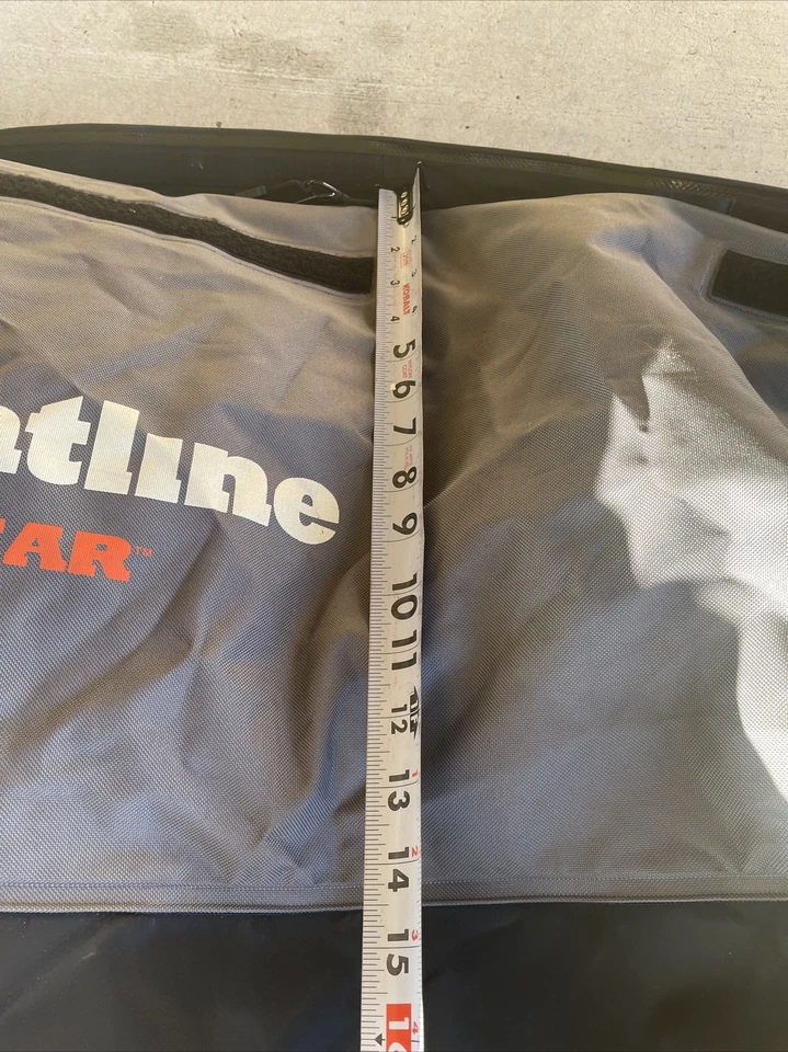 Rightline Gear Car Top Cargo Bag Carrier 52x39x15 Inches Black Heavy Duty Zipper - Image 2 of 4