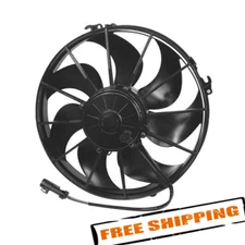 SPAL 30103202 12.00" Extreme Performance Puller Fan with Curved Blades, 12V