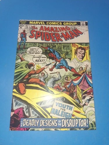 Amazing Spider-Man #117 - VG+ - 1st Disruptor Key John Romita! Marvel 1973