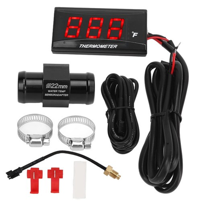 #ad Water Temperature Meter Motorcycle Gauge DC12V Digital... $29.12