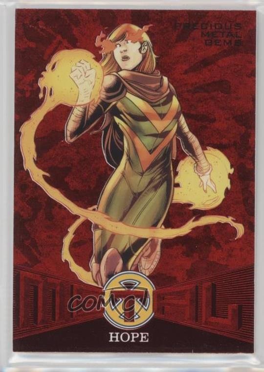 2018 Fleer Ultra Marvel X-Men Blasters PMG Red 12/99 Hope Summers #MB45 0ha