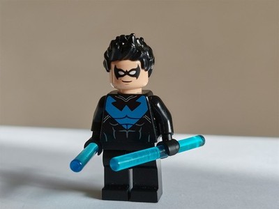 Lego DC Super Heroes Minifigur - Nightwing Blue Emblem (sh0294) - Set 30606